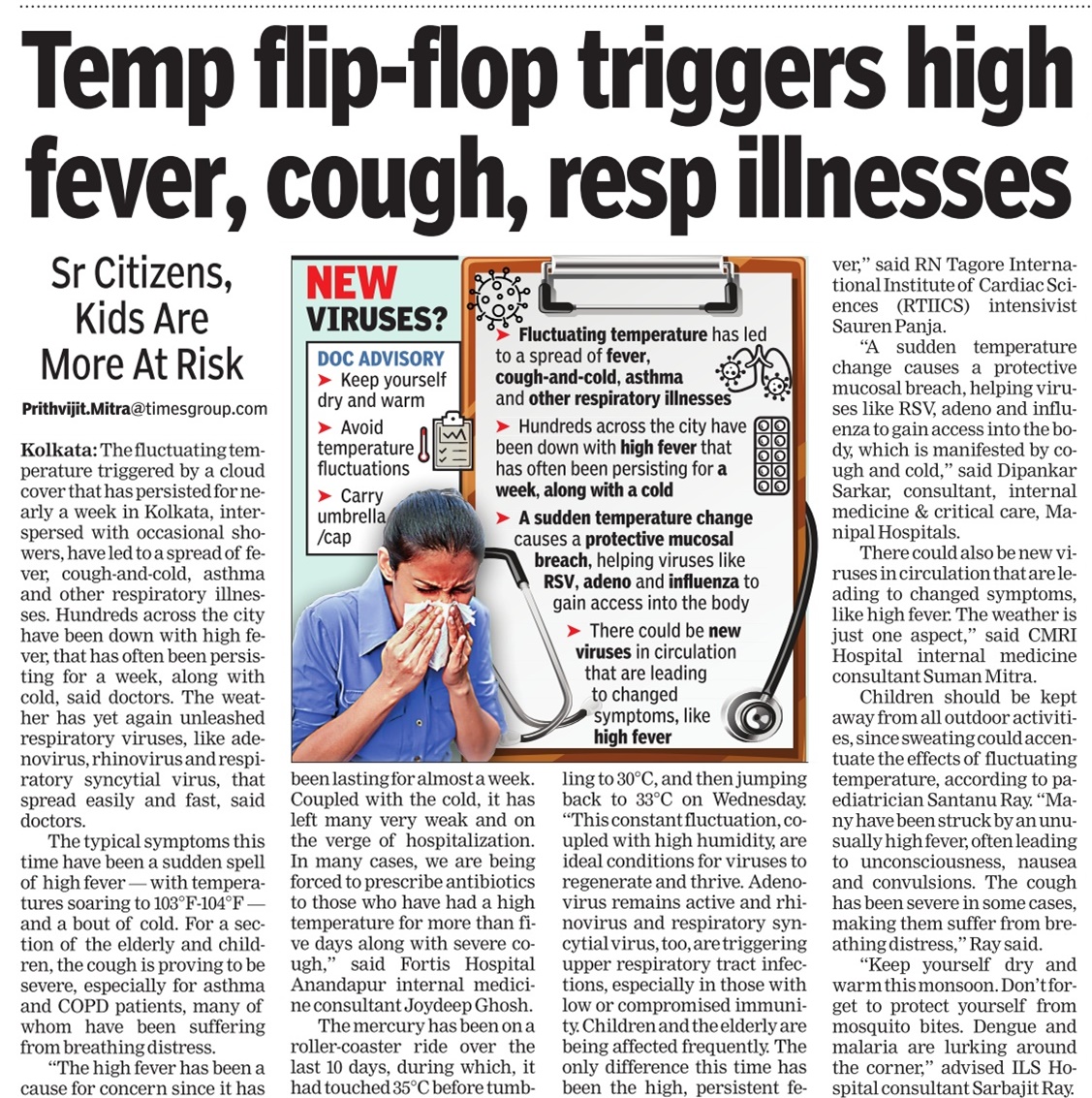 Temp flip-flop triggers high fever, cough, resp illnesses
